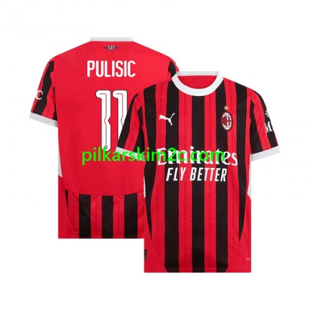 Koszulka AC Milan UCL Font PULISIC 11 Główna 2024/25 Koszulki Piłkarskie